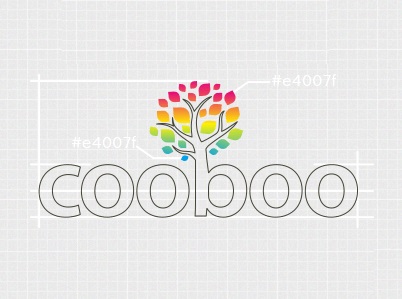 コーボーのロゴイメージには、お客様と当社との共存共栄の思想のもと、さまざまなビジネスの成功が「七色の葉」で描かれています。お客様と共にコーボーが成長していく姿として「大樹」をビジョンとして表現されたものとなります。 
