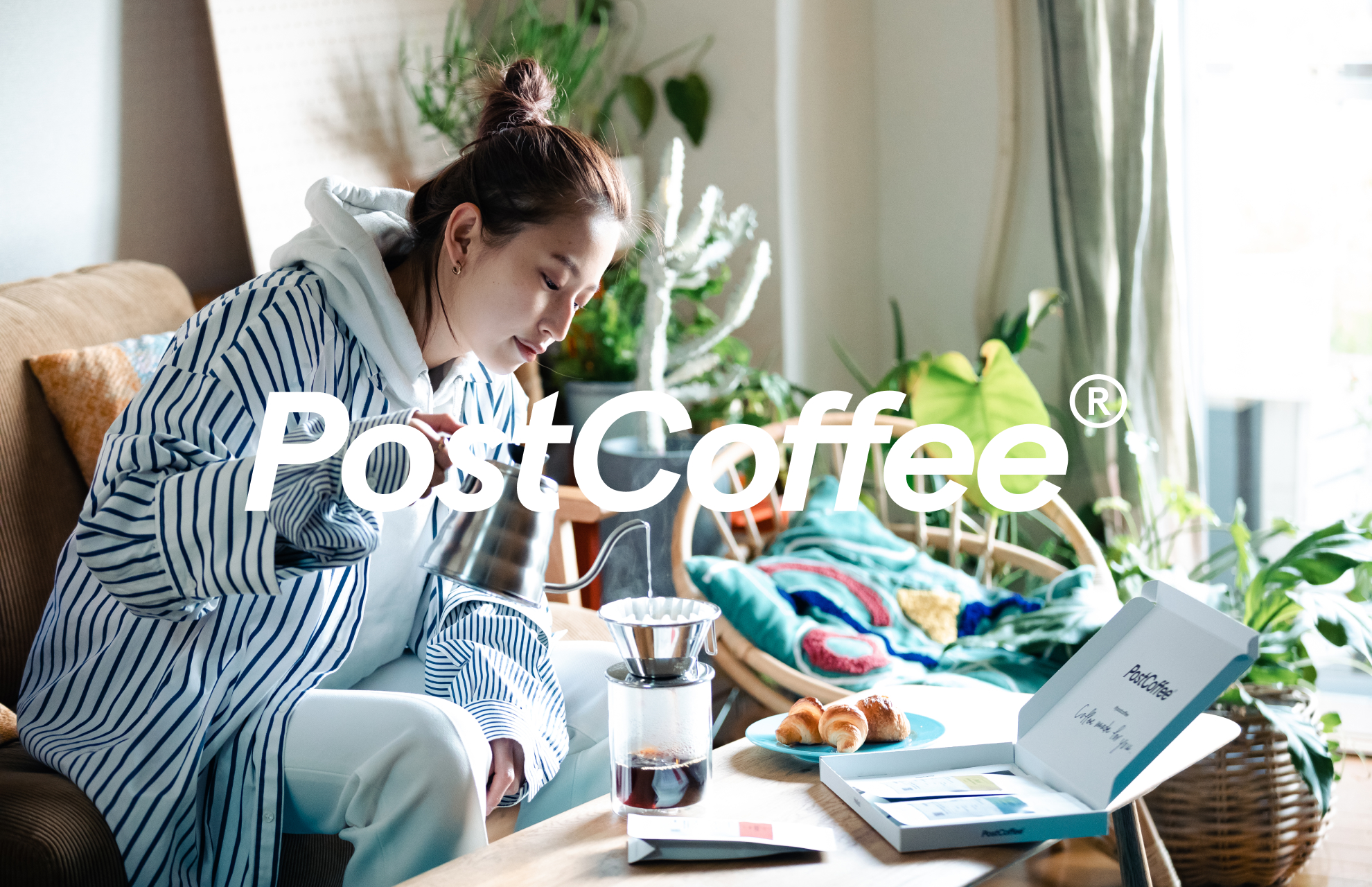 同社が提供する『PostCoffee』は、毎日のコーヒーライフを一気に楽しくするサブスクリプションサービスだ。