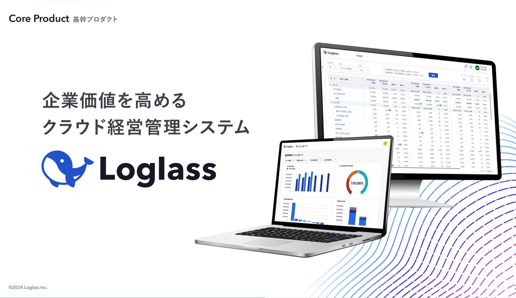 事業内容：エンタープライズ向け経営管理クラウド「Loglass」