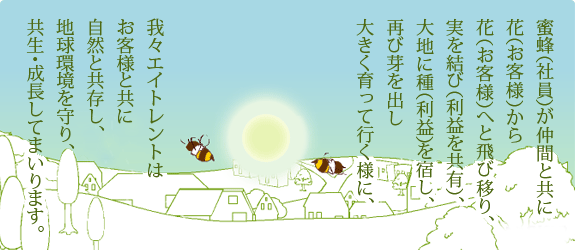 事業内容：レンタルを通じてお客様のビジネスを幅広くサポート。持続可能な社会に貢献。