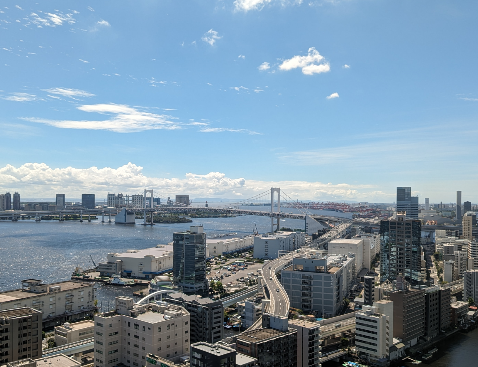 東京本社からの景色です。