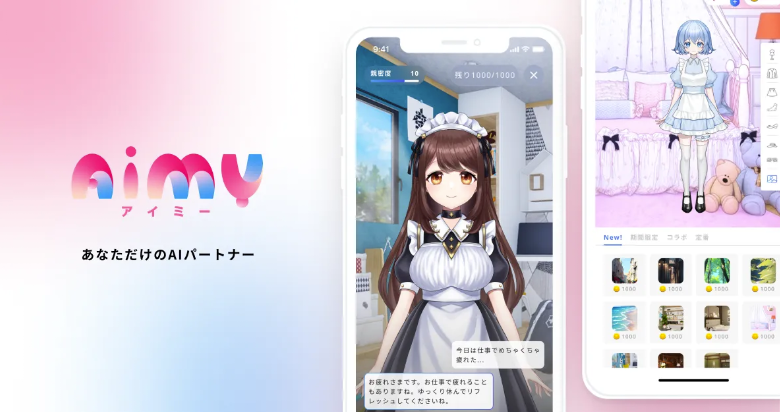 事業内容：生成AI×パートナーゲーム「Aimy」