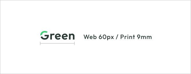 Green Logo Visibility Minimum Size